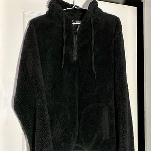 BSP Women's 1/4-Zip Fleece Pullover Sherpa Hoodie